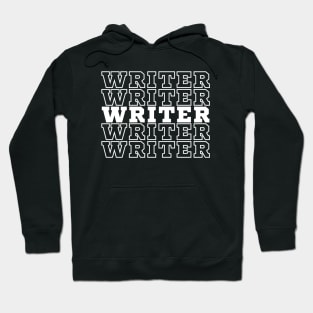 Writer. Hoodie